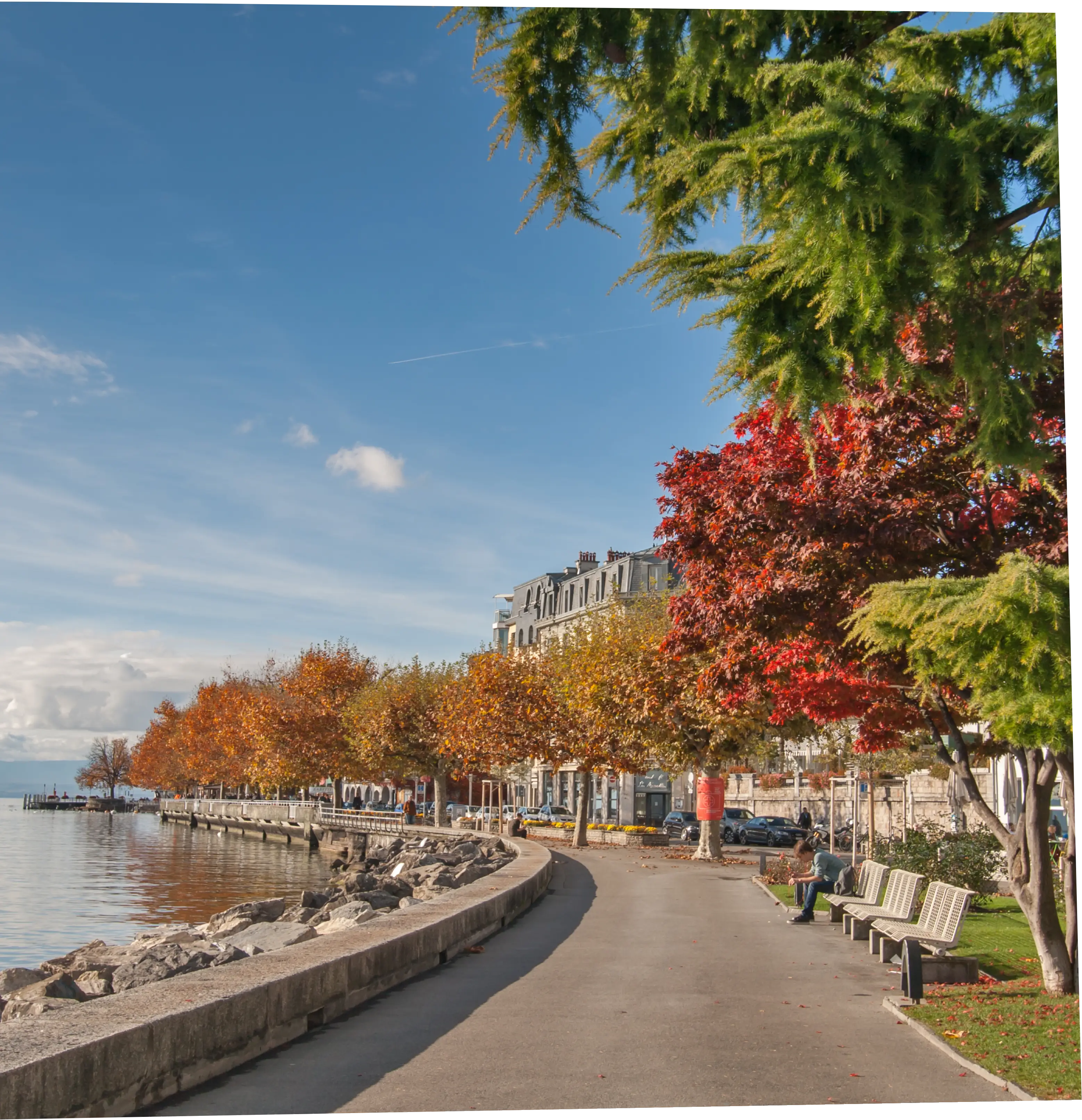 Photo du quartier des trois immeubles